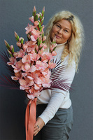 Mieczyki Mortario, bukiet nagrobny do położenia