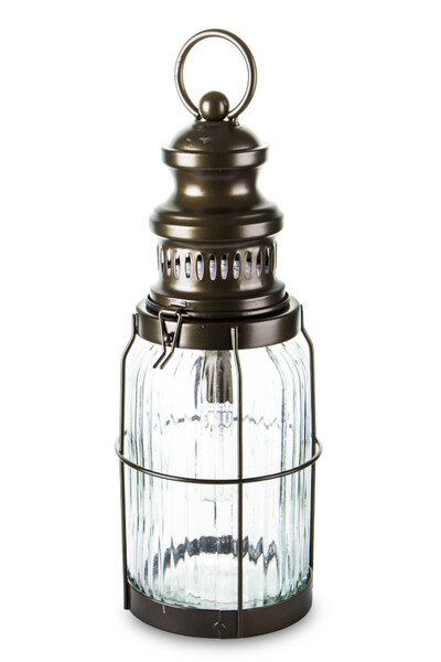 Santiago LED, lampion metalowy