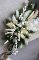 Boho Green, stroik / dekoracja do koszyczka wielkanocnego, rozp.18x10cm 