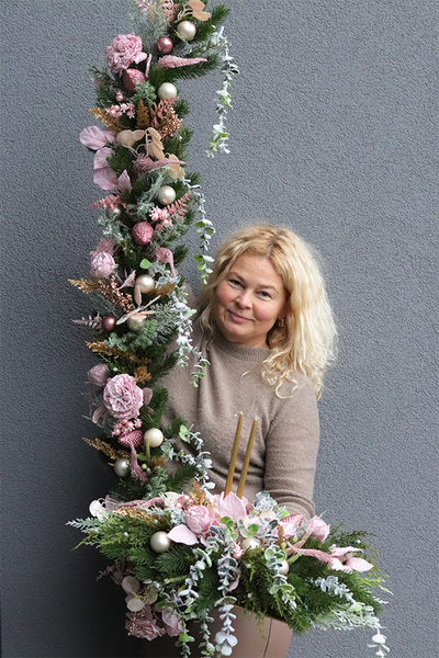 Pink Pastel Christmas, komplet świątecznych dekoracji