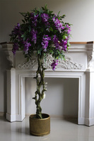 Wisteria Fiolet Gold Line, sztuczna roślina w donicy