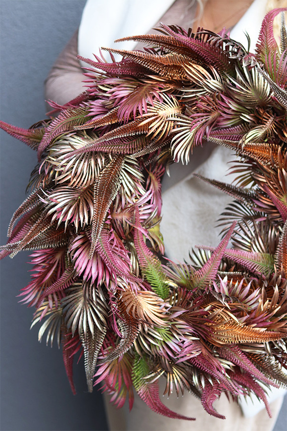 Złota Villa, efektowny wianek w złocie