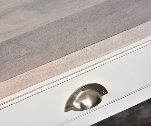 konsola z szufladami Bristol White