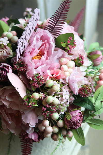 Dzień Babci i Dziadka Koperto Bela, wiosenny flowerbox, wym.25x30cm