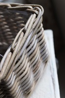 Hampton B, kosz wiklinowy pleciony - osłonka, wym.21x61x24cm