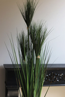 Papirus Dark Green, sztuczna trawa w plastikowej donicy