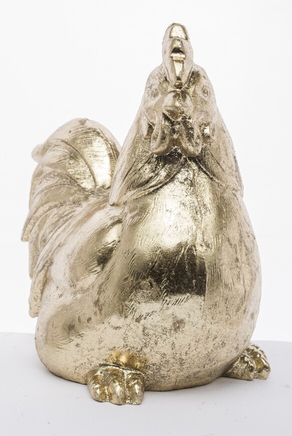 figurka wielkanocna, Kura Gold, wym.17x10x17cm