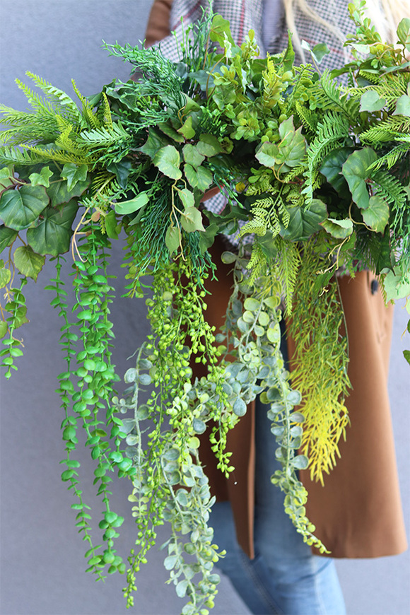 Jungle Greenora, zielona girlanda ze zwiasami