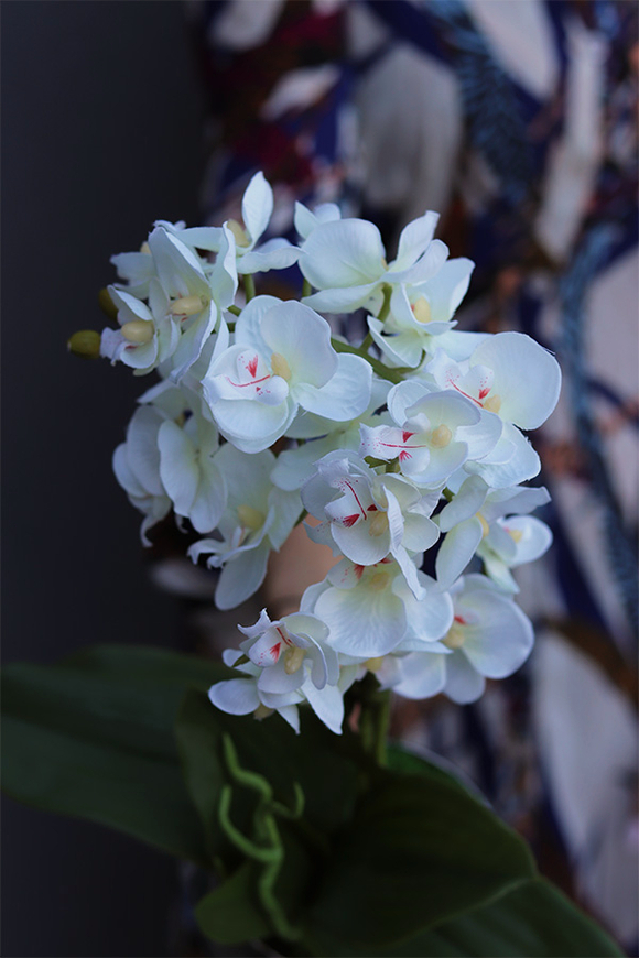 Krena Mini, sztuczny storczyk w lustrzanej doniczce