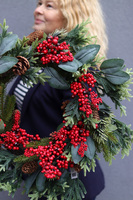 Na Święta, świąteczny wianek dekoracyjny