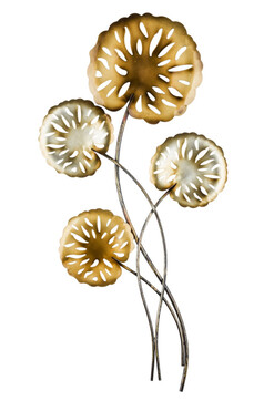 Water Lilly A, dekoracja ścienna, wym.76x37cm