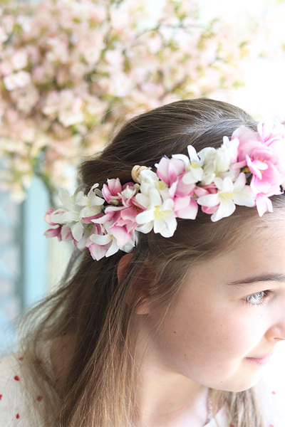 delikatny wianek na głowę Cyntia