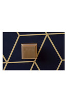 Geometric, konsola z trzema szufladami, granatowa, wym.95x30x78cm