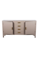 Tribeca, szeroka komoda z szufladami, beżowa