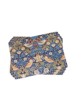 S'berry Thief Blue, podkładki korkowe, duże, 4szt