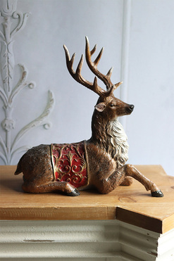 Jeleń Dalmore A, figurka świąteczna, wym.29x29cm