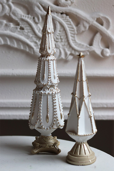 White Noel, figurka świąteczna choinka