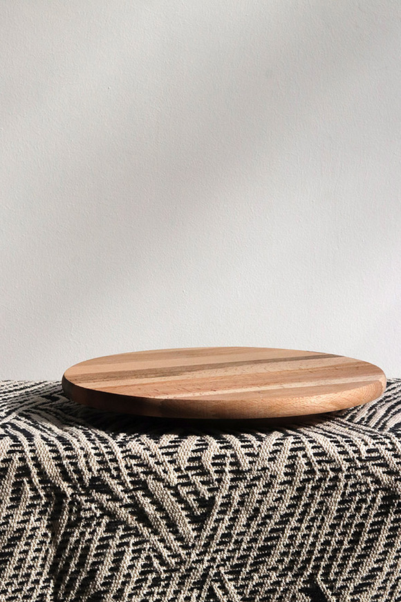 Bamboo, drewniana patera obrotowa