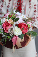 flowerbox z kwiatami i owocami, Mamma Mia Meriata, wym.27x30cm