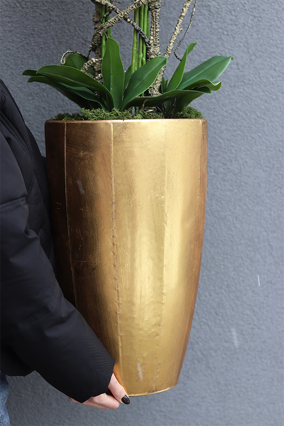 Pink Orchid Złota Bajka, sztuczny storczyk podłogowy