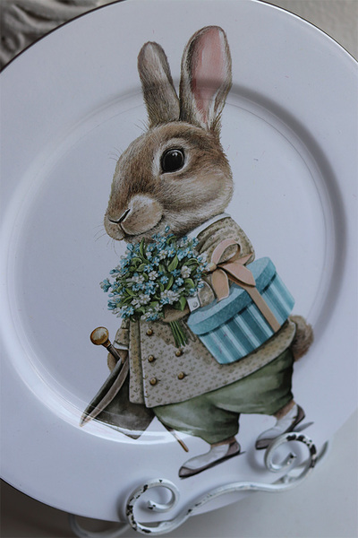 Bunny, wielkanocny podtalerz z zajączkiem	
