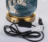 Turquoise, ekskluzywna lampa stołowa, wys.69cm