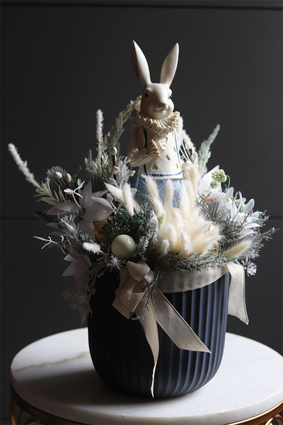 Paris Rabbit, wielkanocny stroik z zającem