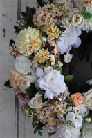 Deliana, bogaty wieniec nagrobny na igle, śr.61cm