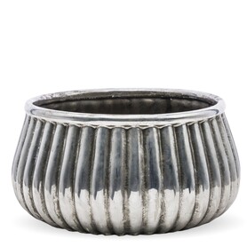 osłonka donica Antique Silver, wym.12.5x22x22cm