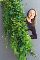 Jungle, girlanda z zielonych zwisających pędów, dł.100cm