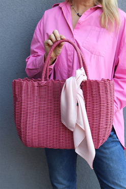 torba koszyk na zakupy, Shopperka B, wym.28x42x13cm 