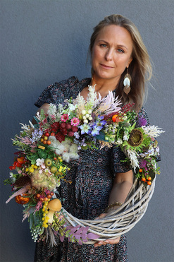 jesienny wianek Heluna, śr.46cm 