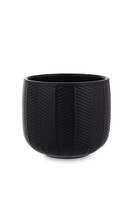 Nerona osłonka czarna doniczka