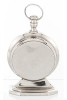 Office Silver srebrny zegar gabinetowy