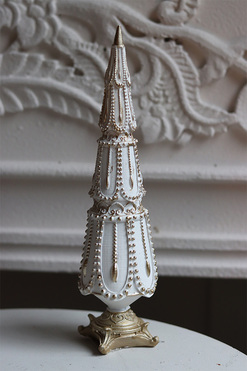 White Noel, figurka świąteczna choinka A, wys.25cm 