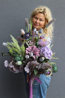 Fioletowy Sen, bukiet nagrobny