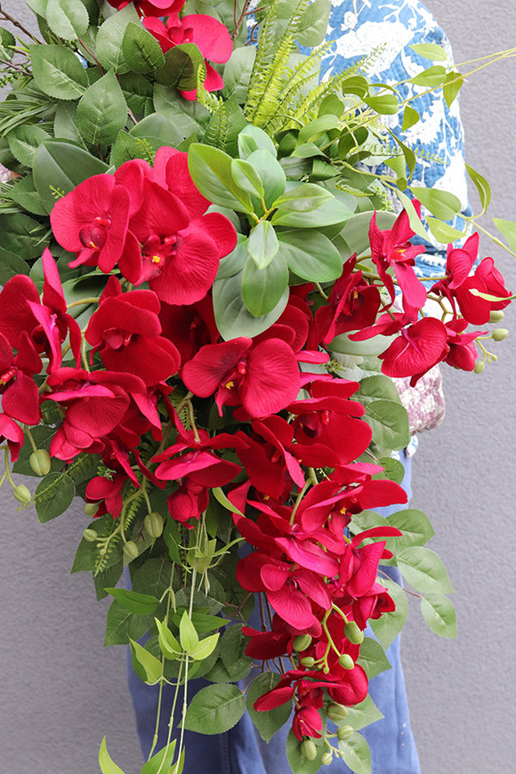 Red Orchids Volcan, komplet dekoracji nagrobnych