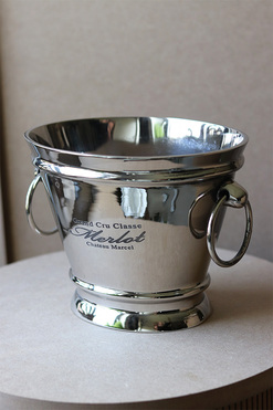 Glamour Merlot Mini, cooler wiaderko na lód, wym.19x21x16cm