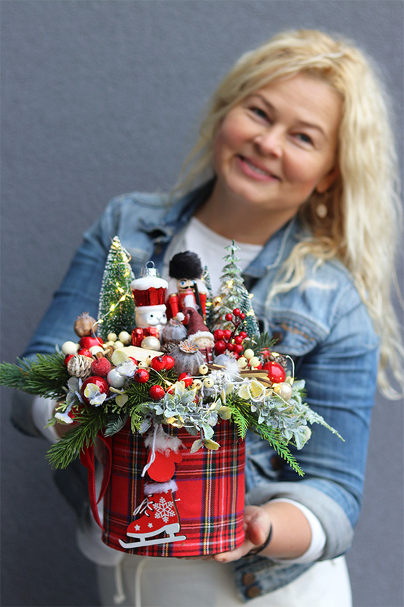 flowerbox świąteczny, Dziadek do Orzechów Mini 2