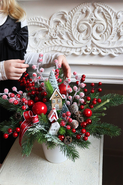 Moko Christmas Small 2, stroik świąteczny