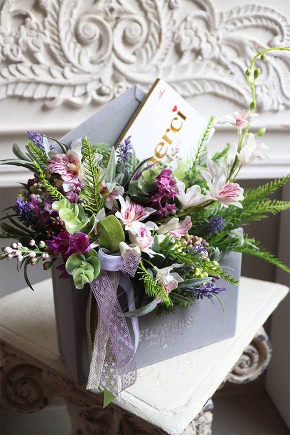 kompozycja flowerbox Ludmiła