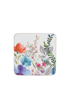 Meadow, podkładki pod kubek korkowe, małe, 6szt