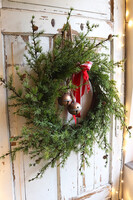 Świąteczny Kolor Big 2, bogaty wianek świąteczny LED