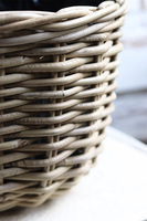 Hampton C, kosz wiklinowy pleciony - osłonka, wym.32x35cm 