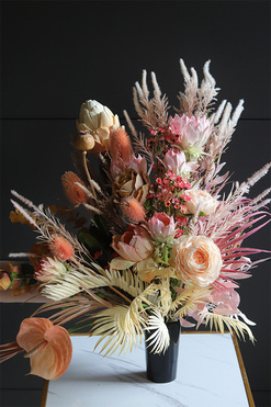 Mortario Protea, nowoczesny bukiet nagrobny do wazonu, wys.72cm