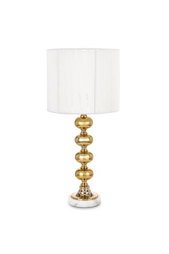 Mallawi, lampa stołowa metalowa, wys.64cm