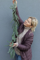 Simple Green, realistyczna iglasta girlanda zimowa