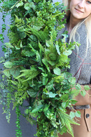 Jungle Greenora, zielona girlanda ze zwisami