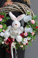 Bunny Girl, wiosenny wianek z zajączkiem