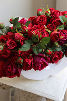 Miłość, flowerbox w kształcie serc